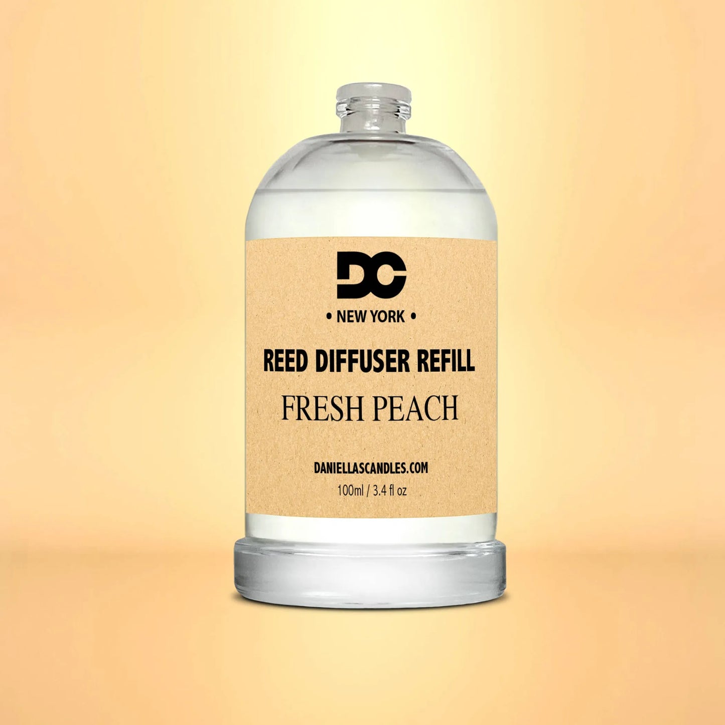 Fresh Peach Reed Diffuser Refill Oil