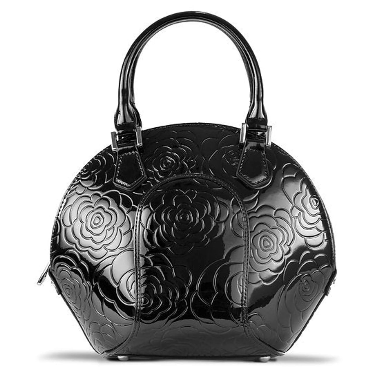 Svetlana Flower Leather Handbag