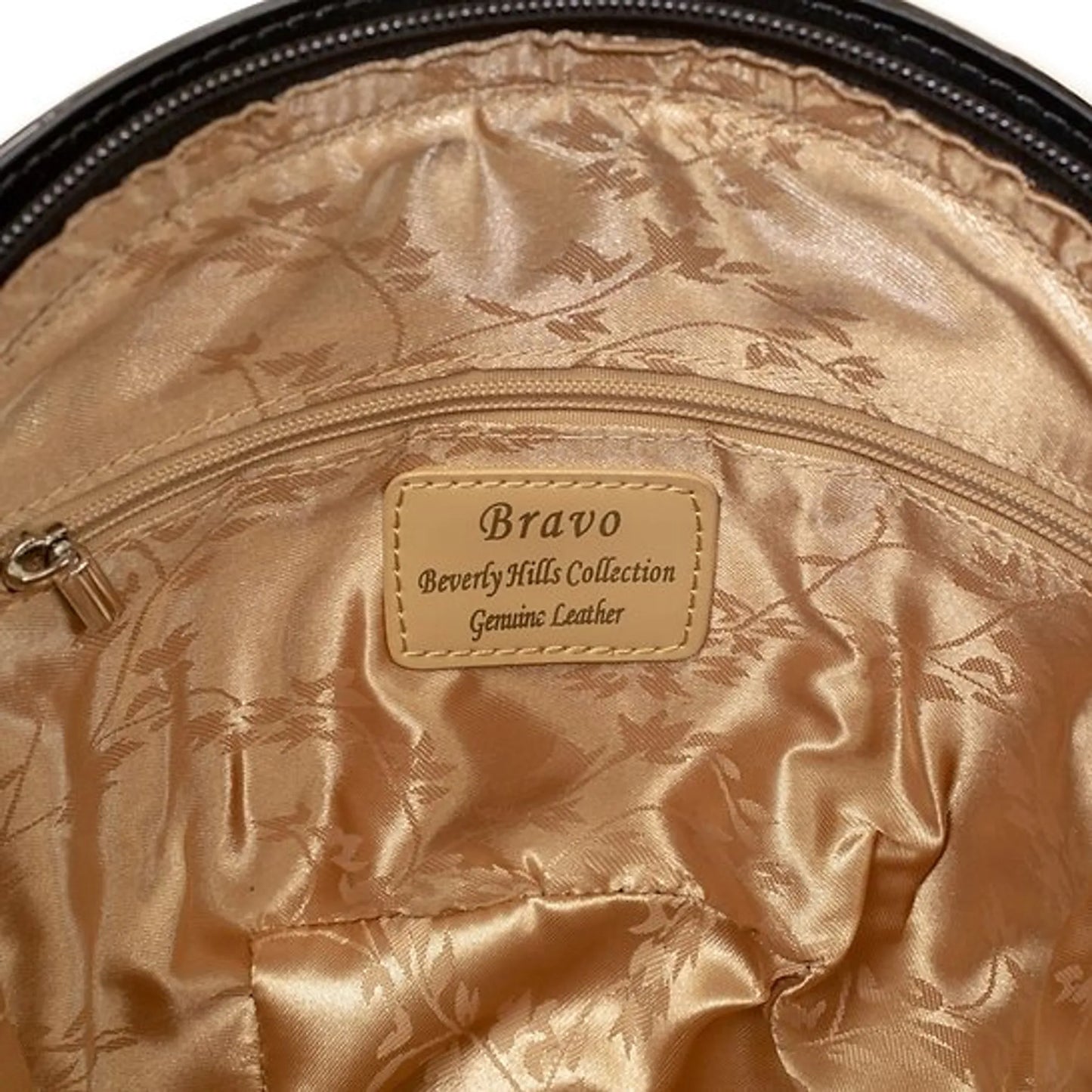 Svetlana Flower Leather Handbag