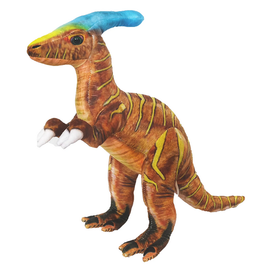 Parasaurolophus Plush Toy – 16.5" Dinosaur Stuffed Animal