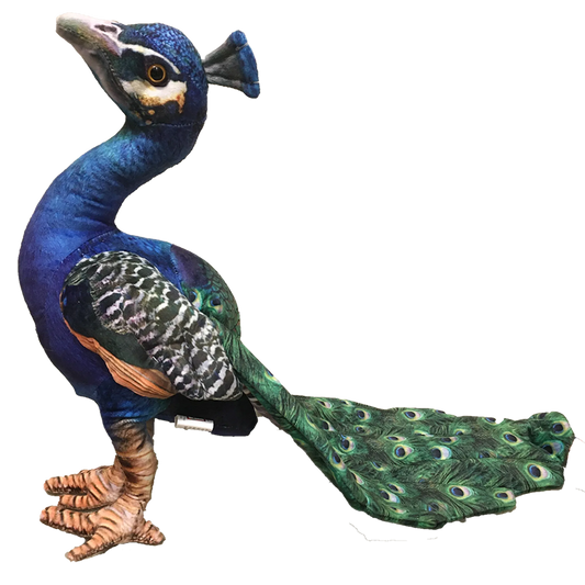 Peacock Plush Toy – 18" Beautiful Bird Stuffed Animal