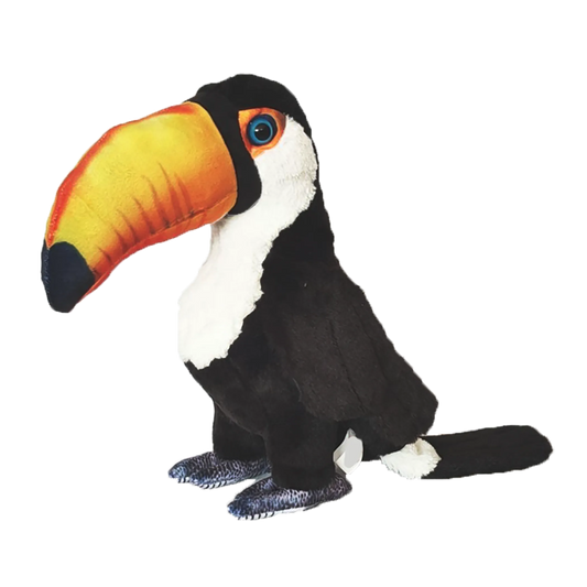 Toucan Plush Toy – 12" Tropical Bird Stuffed Animal