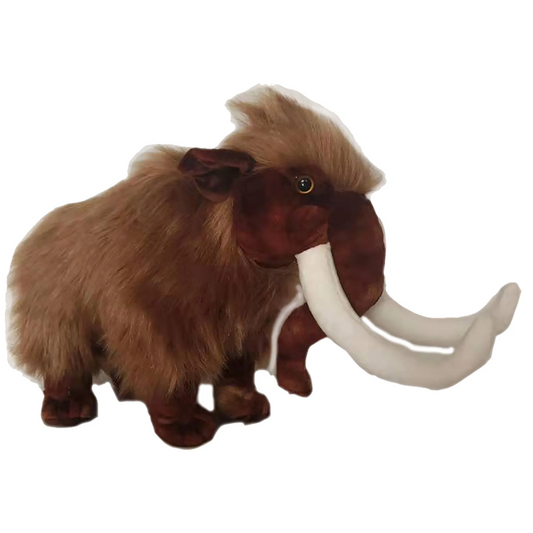 Woolly Mammoth Plush Toy – 16.5" Stuffed Animal