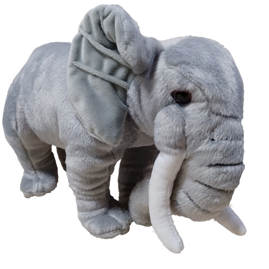 Elephant Plush Toy – 13.75" Stuffed Animal