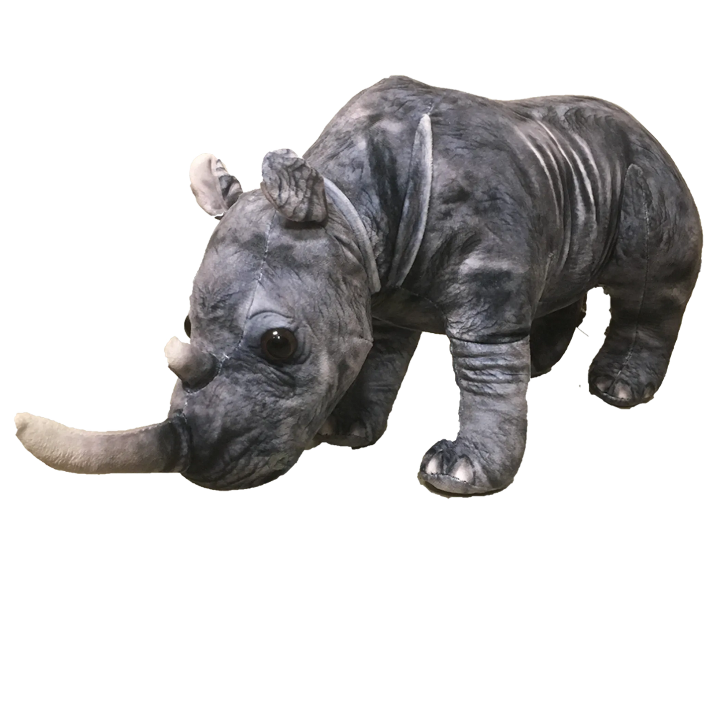 White Rhino Zoo Plush 14" Stuffed Animal