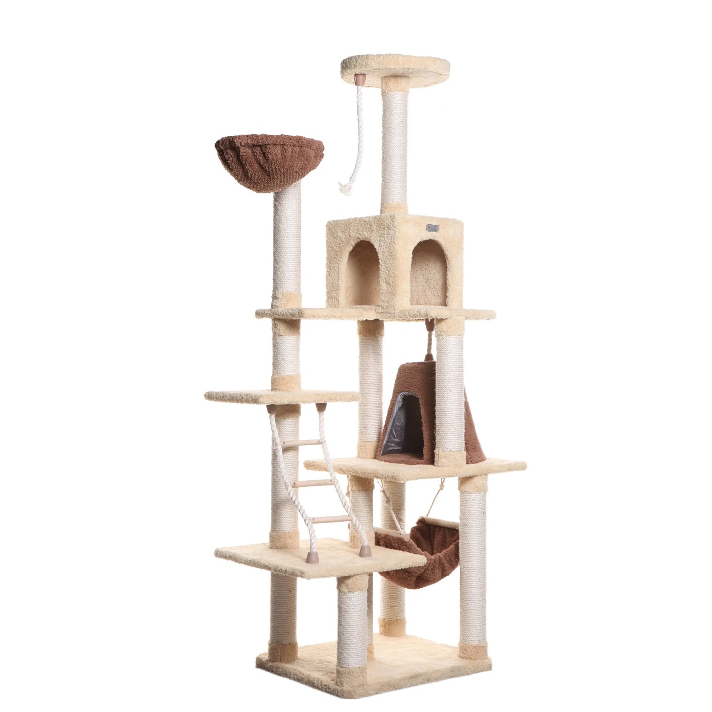 Armarkat Cat Climber Play House, 78" Real Wood Cat furniture