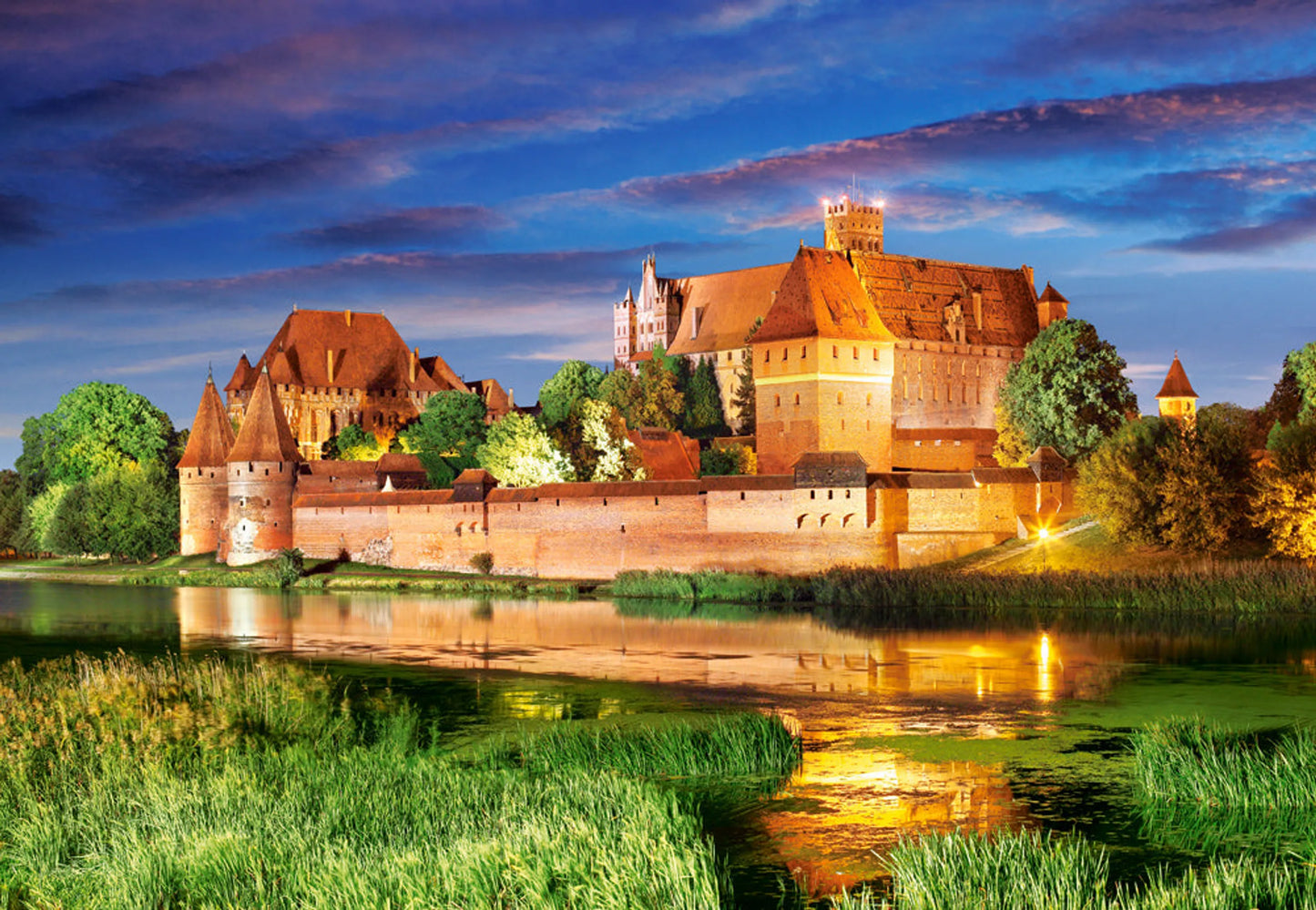 Malbork Castle, 1000 Piece Jigsaw Puzzle
