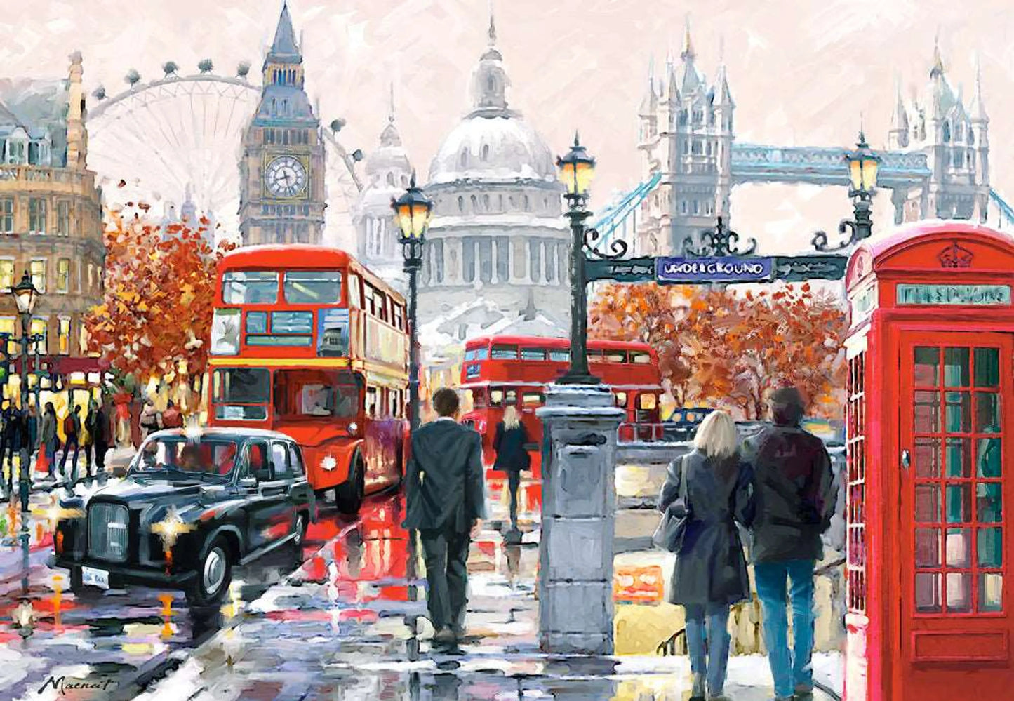 London Collage, 1000 Piece Jigsaw Puzzle