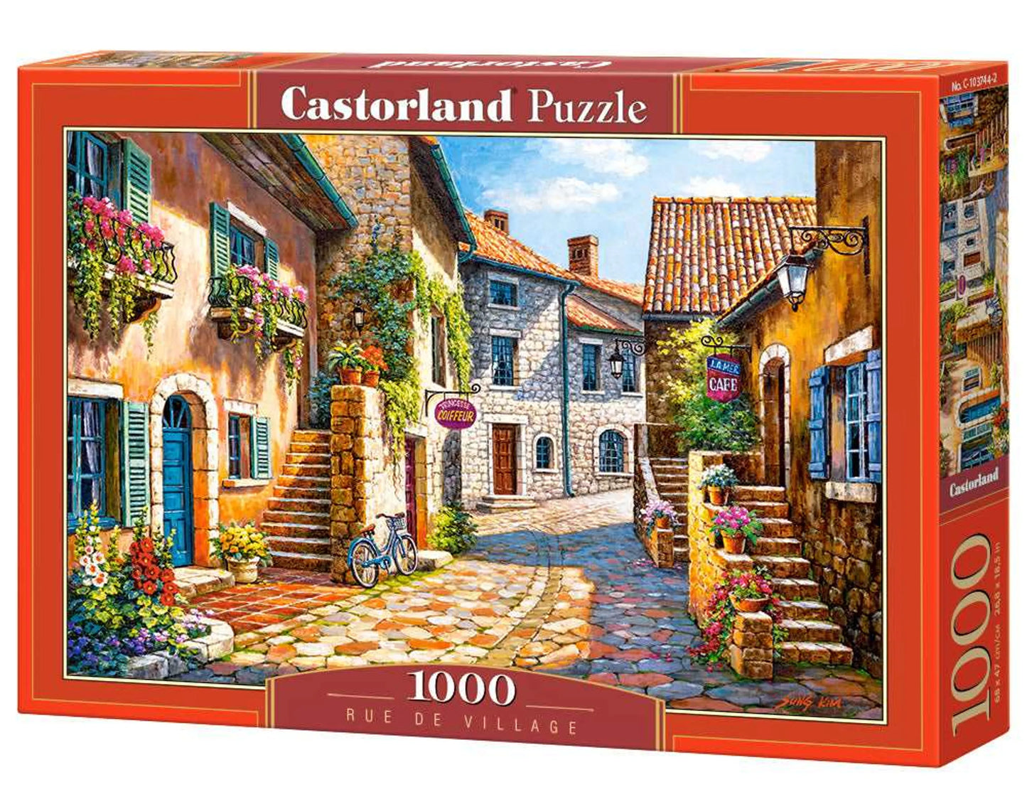 Rue de Village, 1000 Piece Jigsaw Puzzle