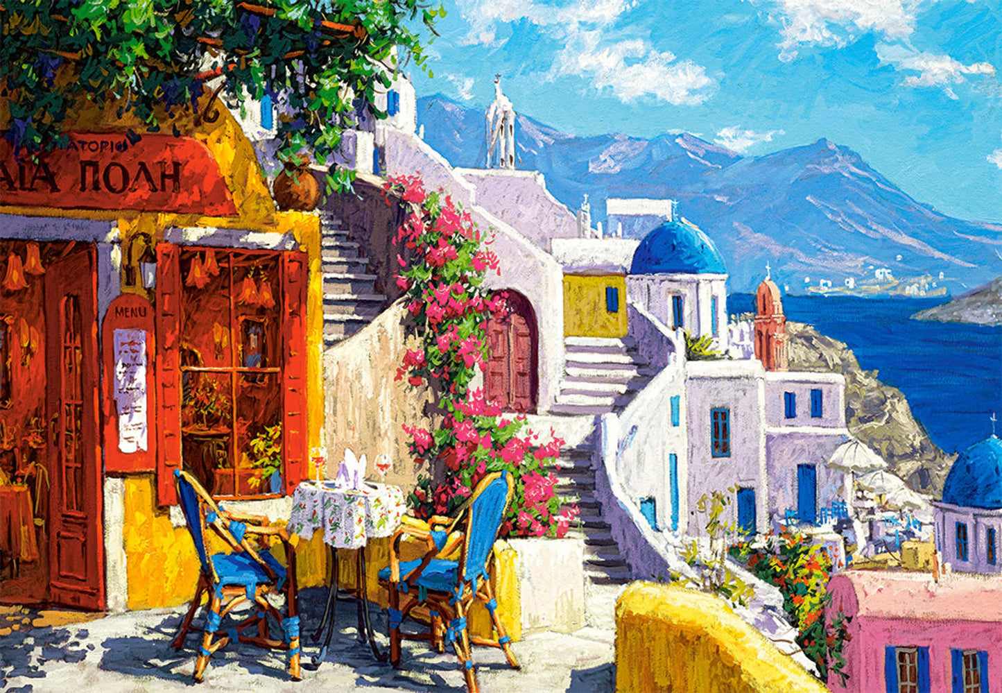 Afternoon on the Aegean Sea, 1000 Piece Jigsaw Puzzle