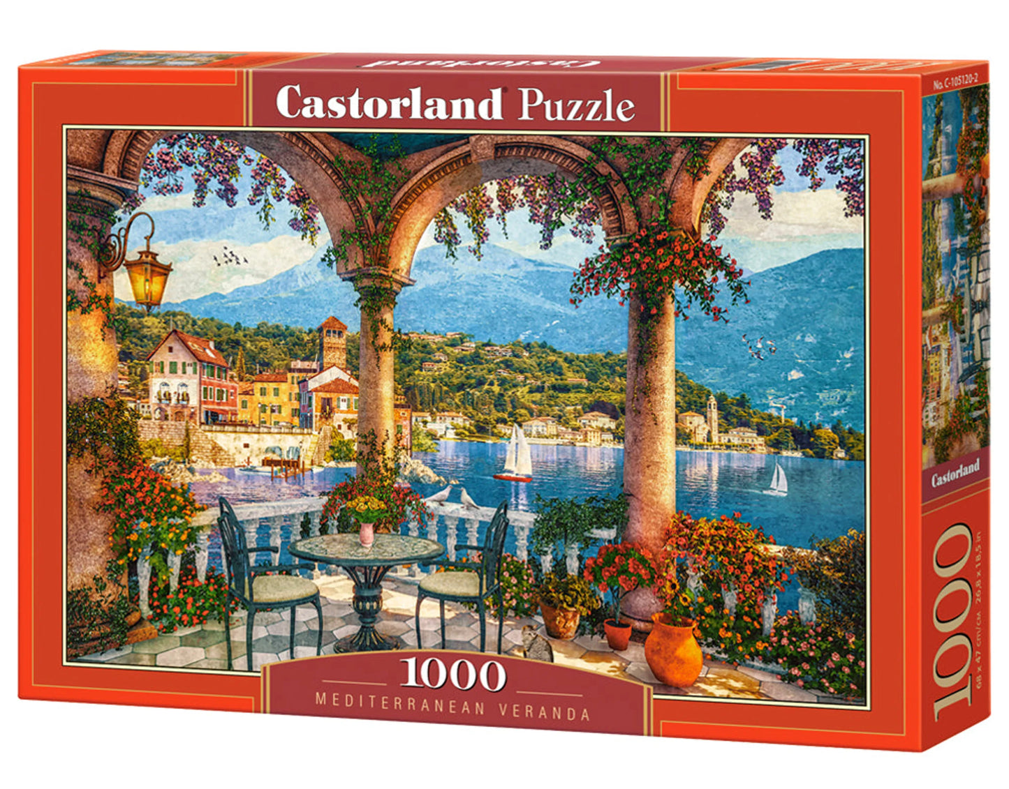 Mediterranean Veranda, 1000 Piece Jigsaw Puzzle