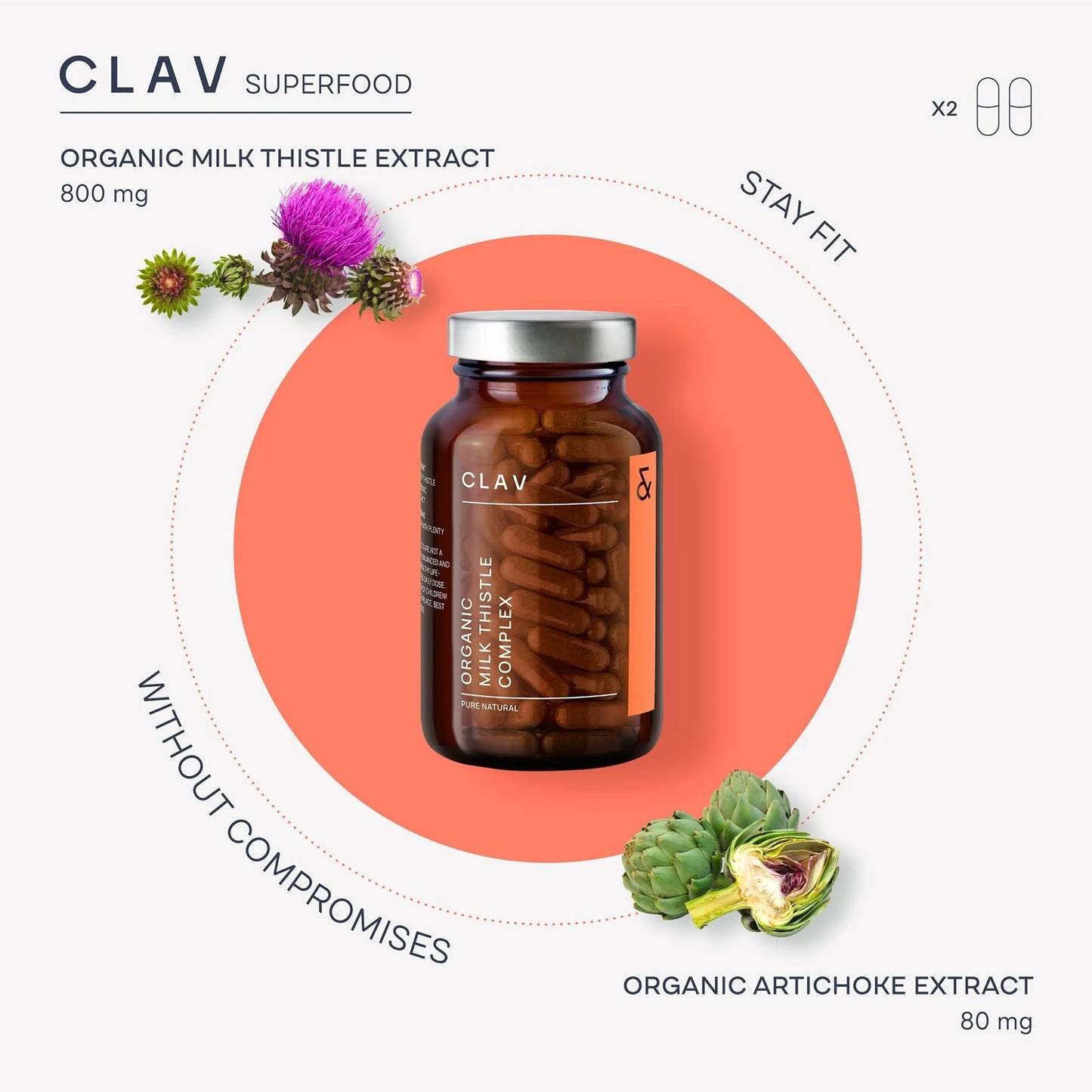 Organic Milk Thistle & Artichoke Extract Complex