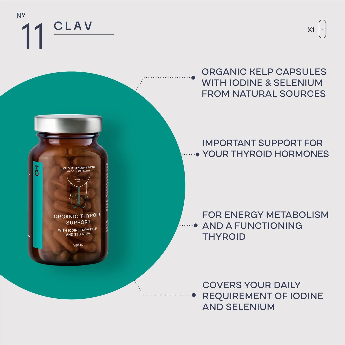 Organic Thyroid Support Supplement