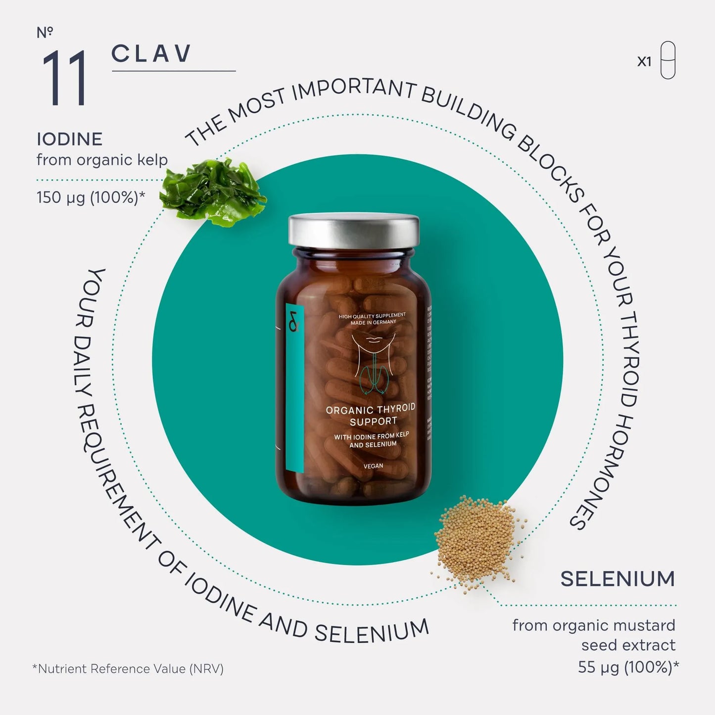Organic Thyroid Support Supplement