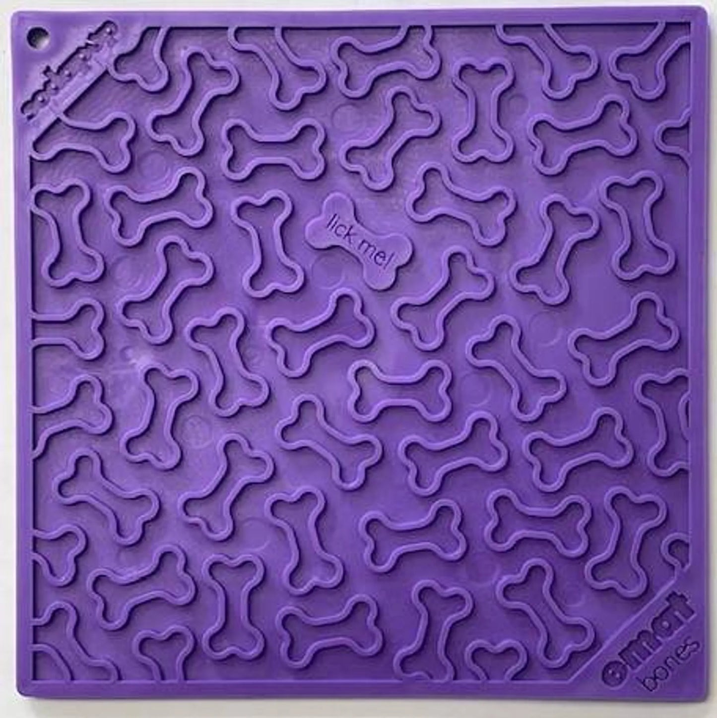 Bones Dog Lick Mat – Slow Feeder Enrichment Mat for Dogs