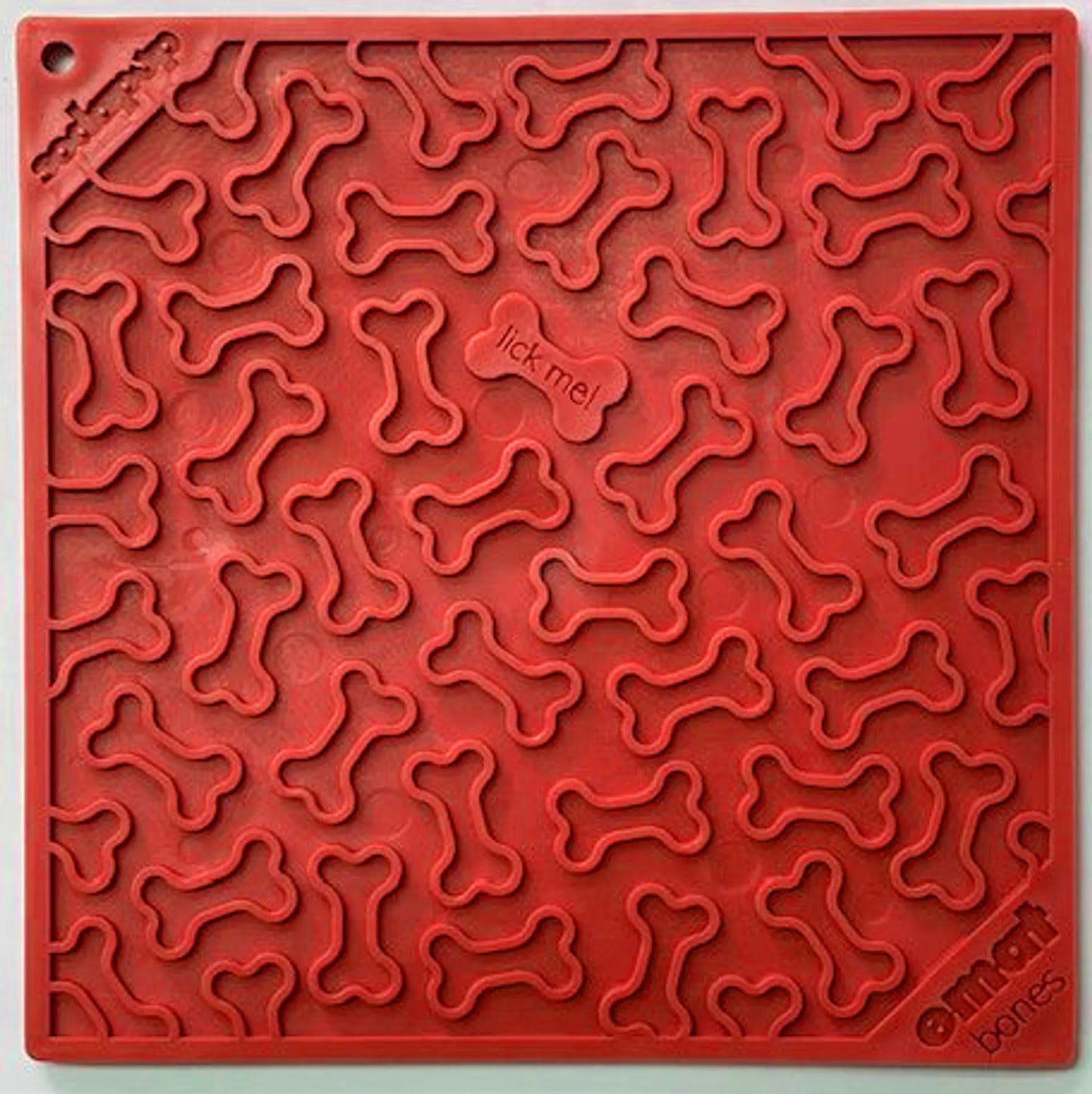 Bones Dog Lick Mat – Slow Feeder Enrichment Mat for Dogs