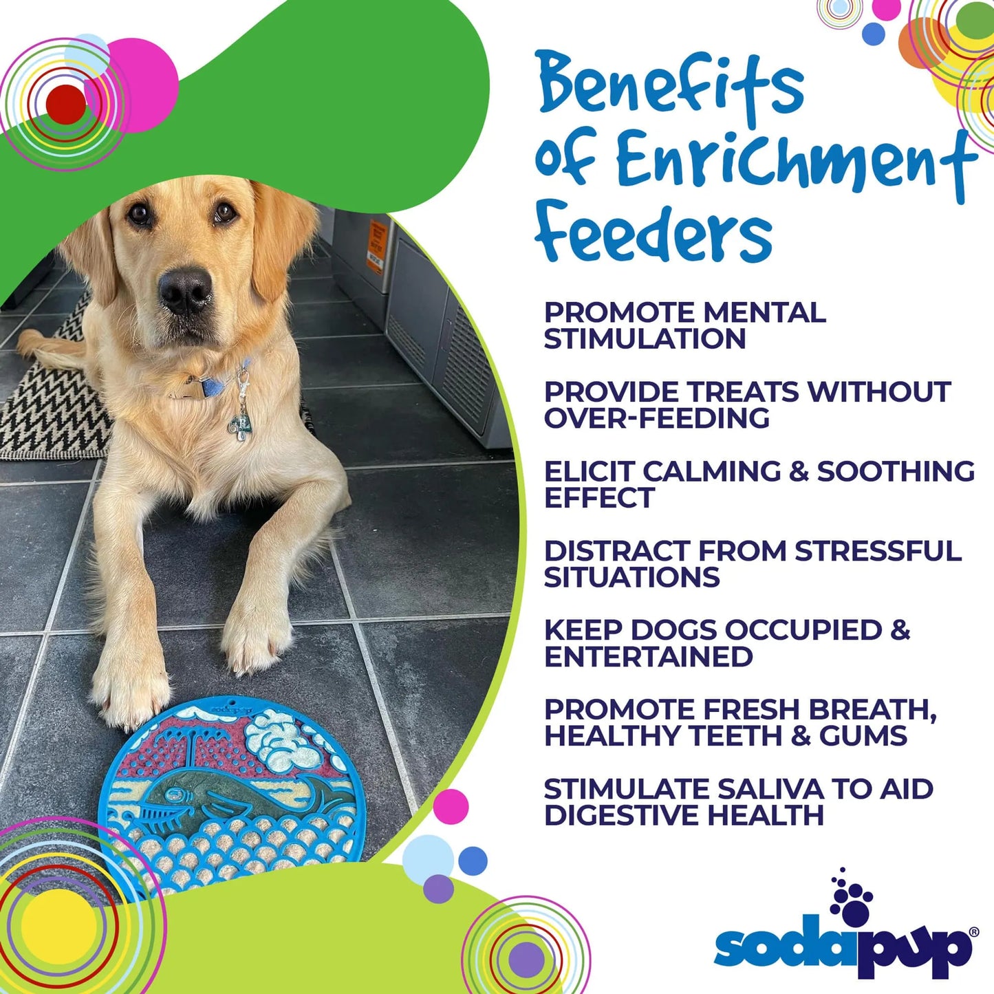 Whale Dog Lick eMat - Enrichment Lick Mat for Dogs and Cats